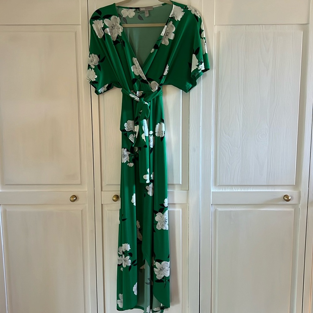 ASOS maternity faux wrap maxi